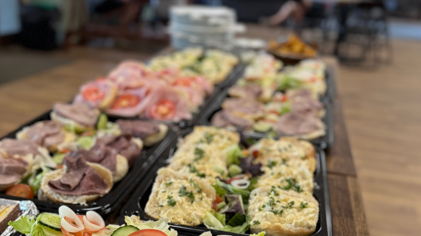 Buffet food platters and catering at Yorkshire Activity Centre